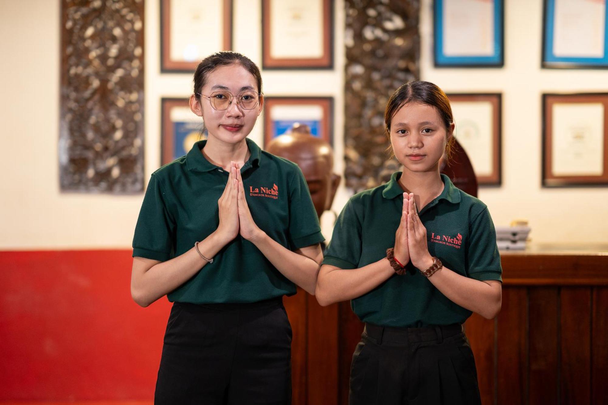 La Niche D'Angkor Boutique Hotel Siem Reap Zewnętrze zdjęcie